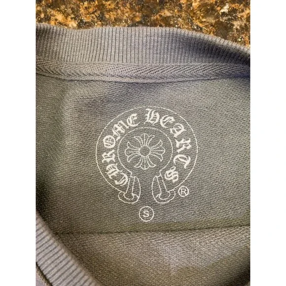 Authentic Chrome Hearts Side Zip Sweatshirt Cross Motif Made in Hollywood S NWOT - Picture 6 of 14